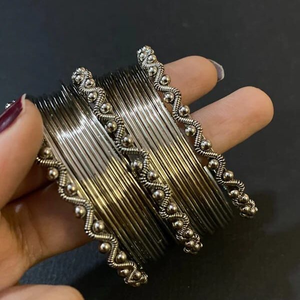 Steel Bangles Set
